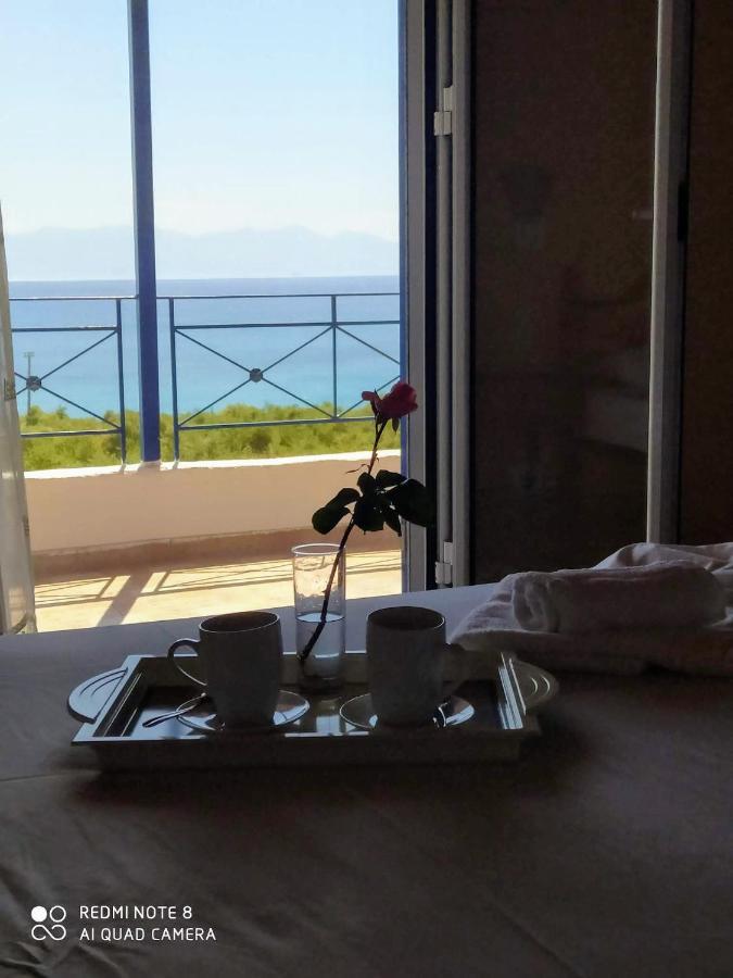 Villa Panorama Michalis Haikos Two Minutes Walk To The Beach Peroulia Kómboi المظهر الخارجي الصورة